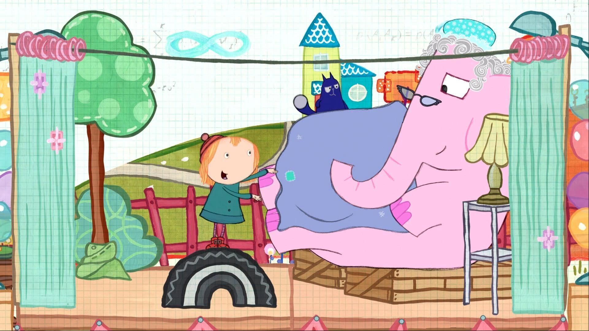 Peg and Cat sing a song about how all shapes and sizes are good.